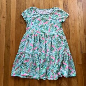 Lilly Pulitzer green and pink floral dress